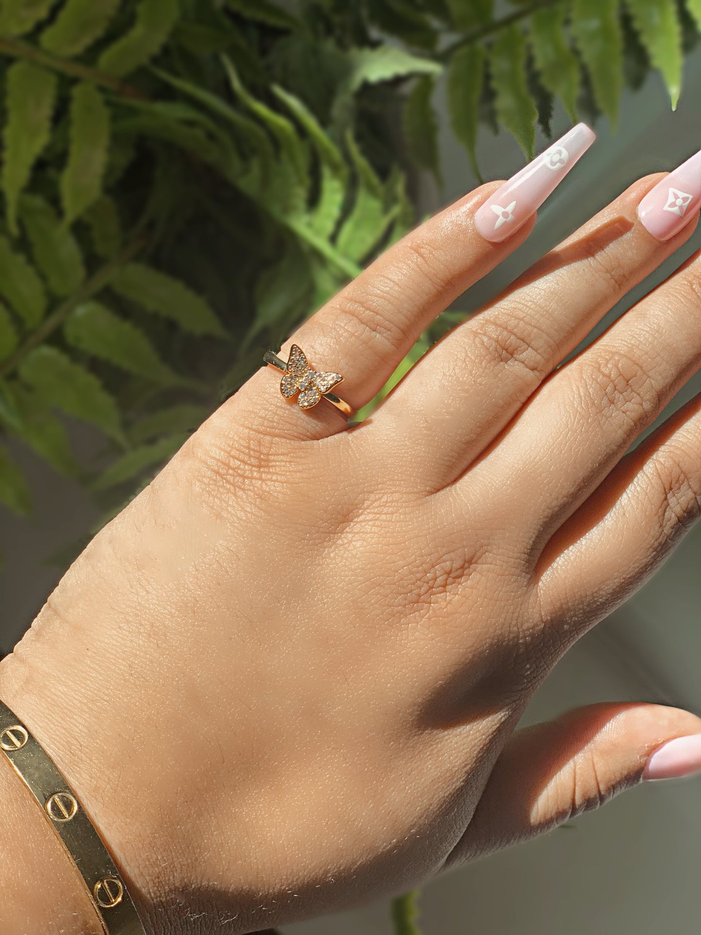 Gold Mariposa Ring