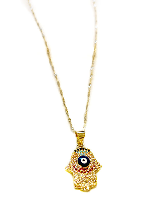 Gold Hamsa Chain