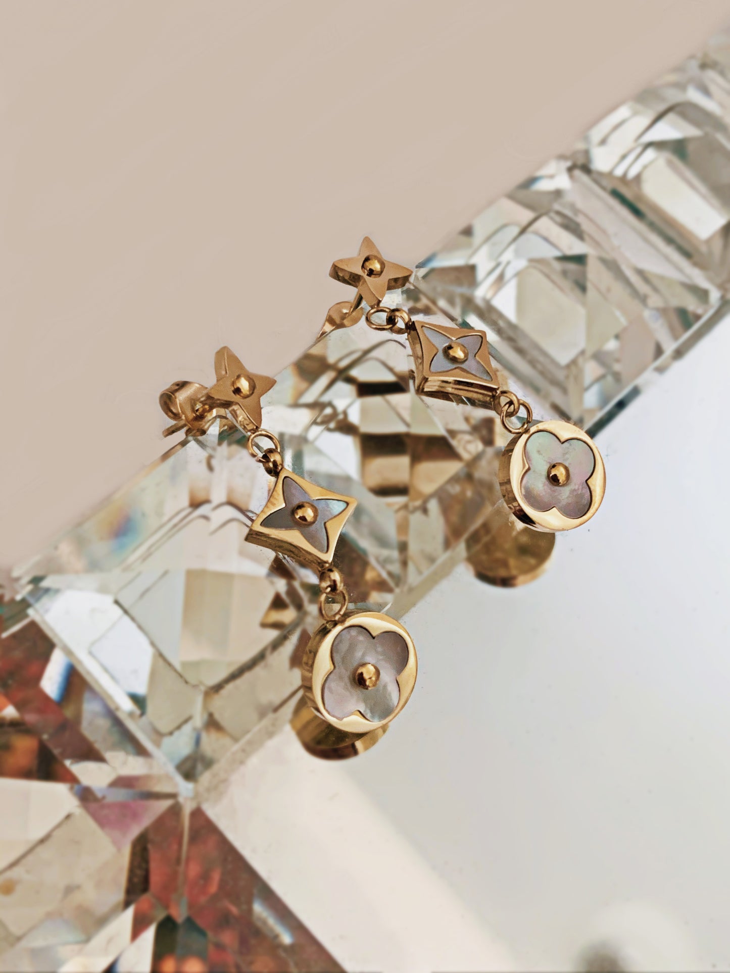 Gold Blossom Earrings