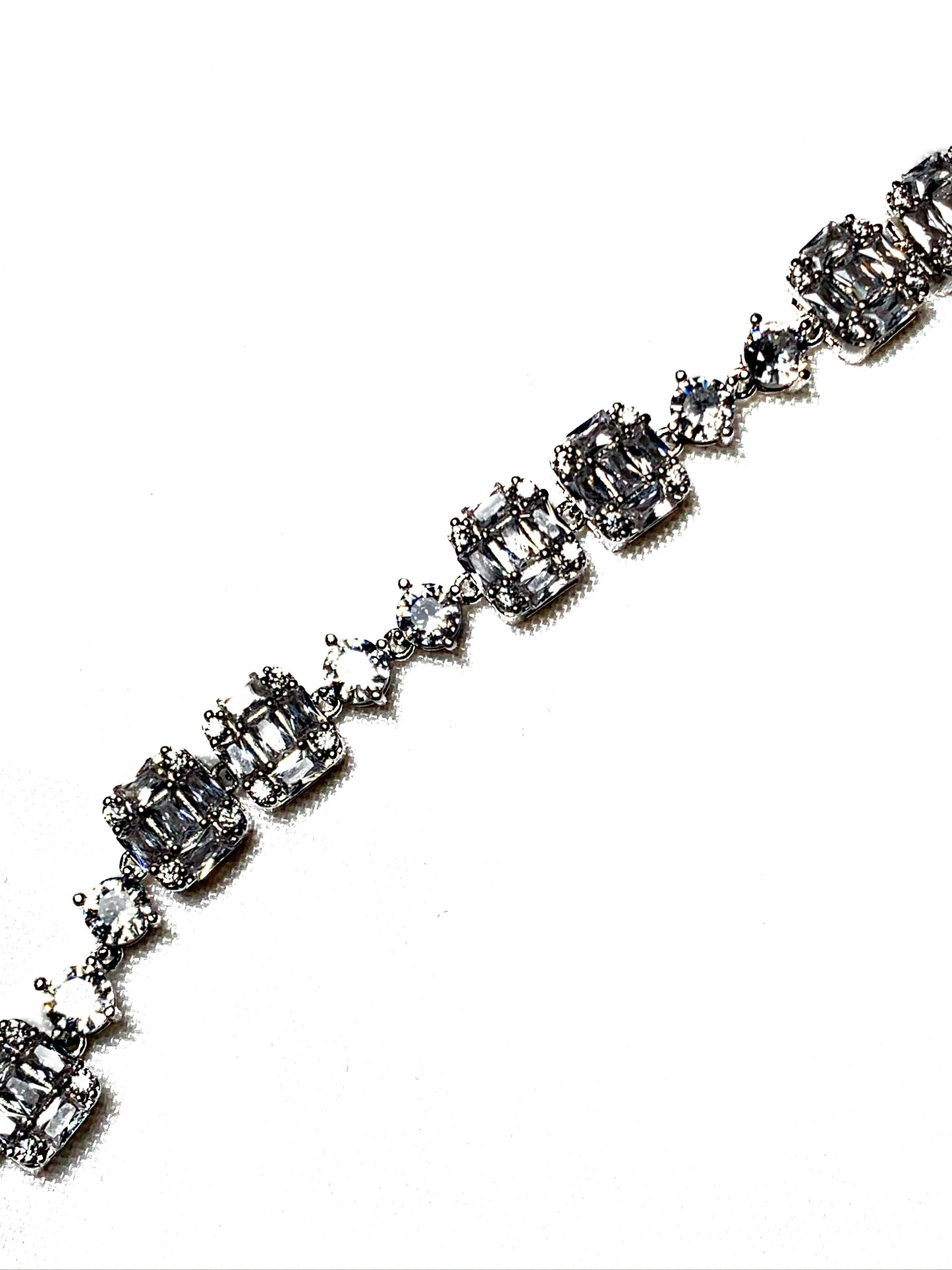 Platinum Pavé Multi Tennis Bracelet