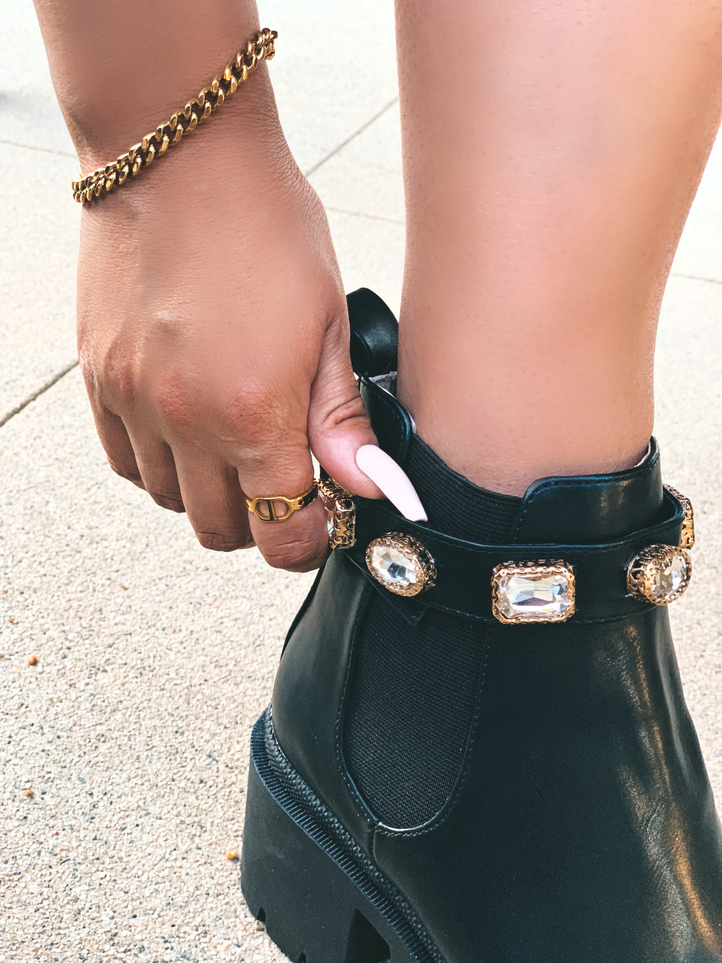 Gold Cuban Link Bracelet