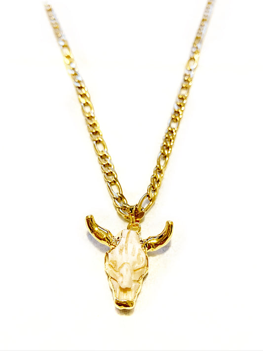 Gold Vermeil Buffalo Head Chain