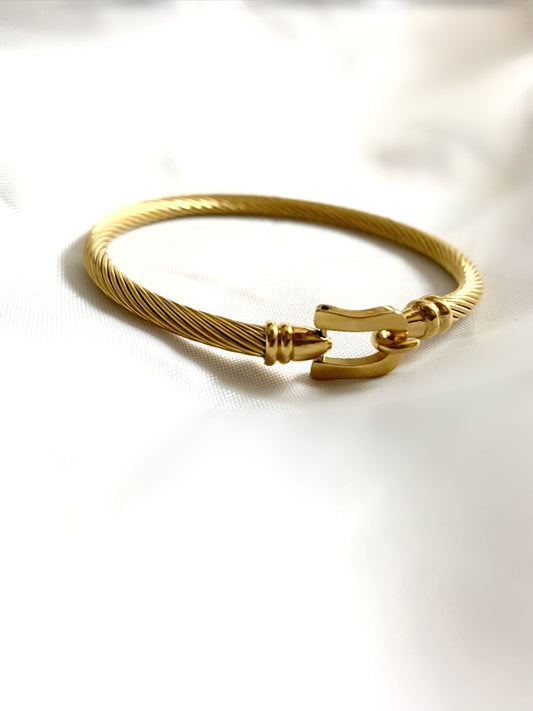 Gold Hook Bracelet