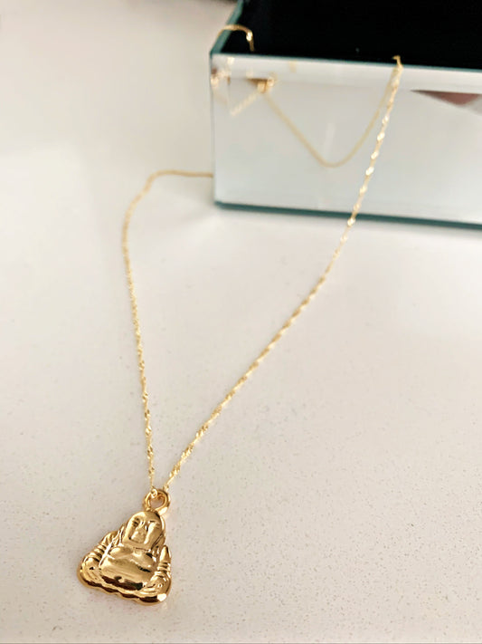Gold Buddha Necklace