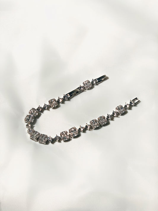 Platinum Pavé Multi Tennis Bracelet