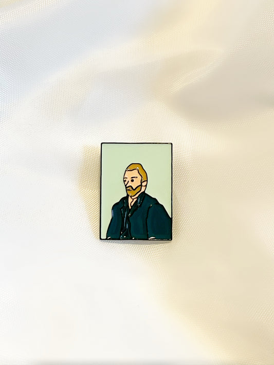 Van Gogh Portrait Pin
